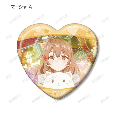 『時々ボソッとロシア語でデレる隣のアーリャさん』トレーディング場面写ハート型缶バッジ(単位/BOX)